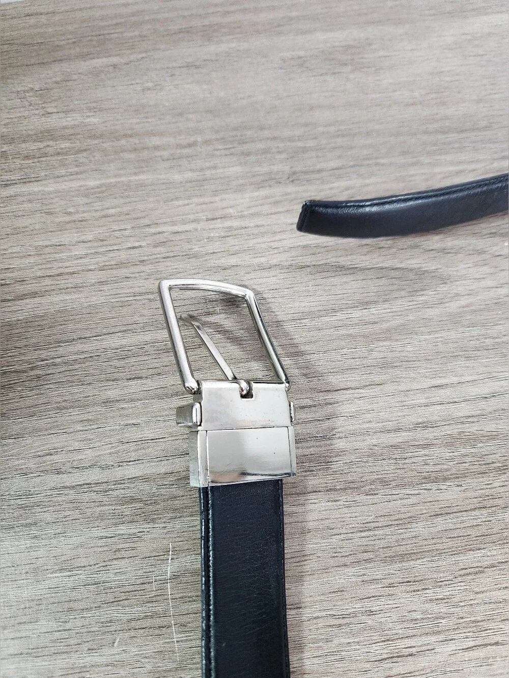 COACH Heritage Signature Coated Canvas Reversible Black Belt